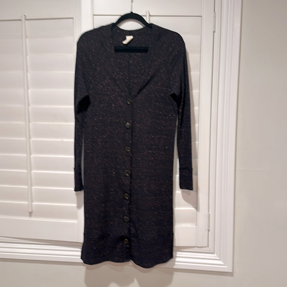 Free People button up long cardigan
